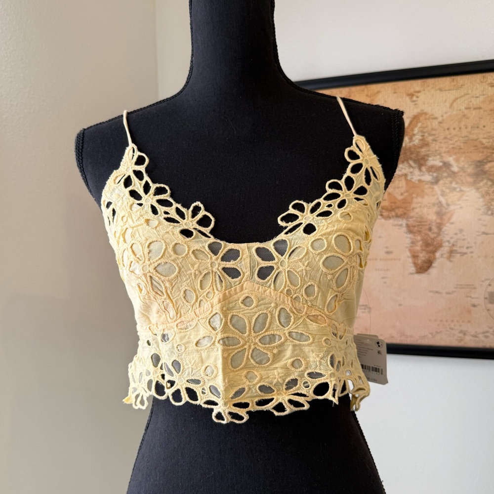 Free People One Asteria Bralette Banana Cream
